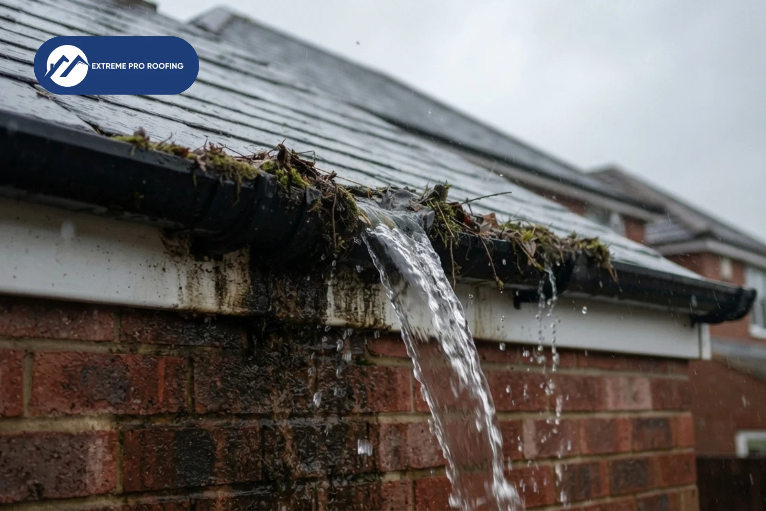 Gutter cleaning and repair in Dorset